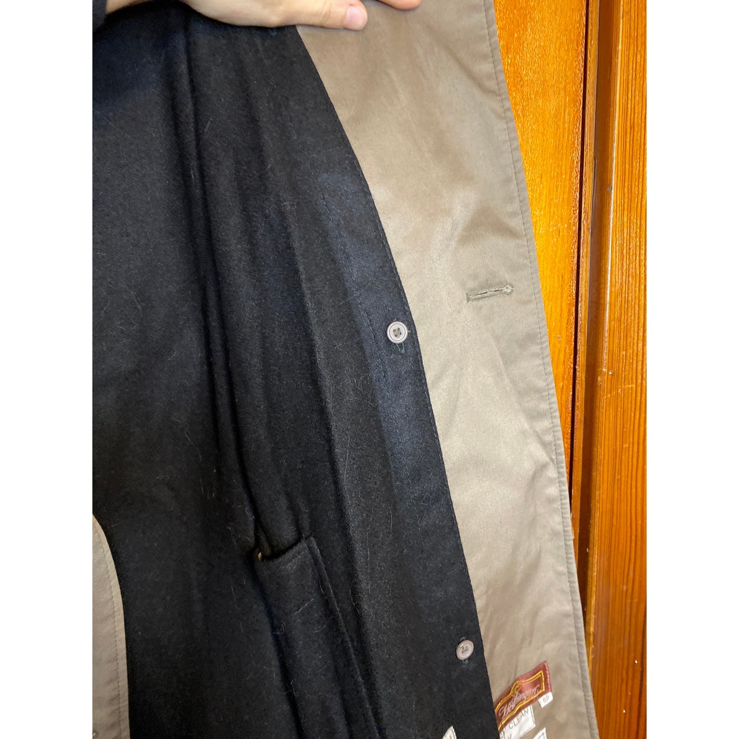 Vintage Worthington Beige Polish Luxury Lined Trench Coat 6P