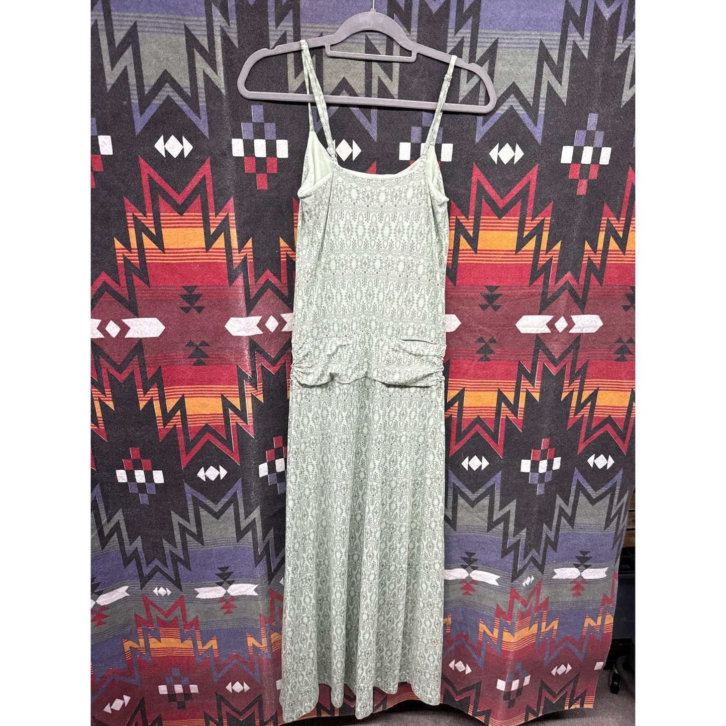 Toad & Co Long Island Print Sleeveless Maxi Nursing Outdoor Crunchy Dress Small