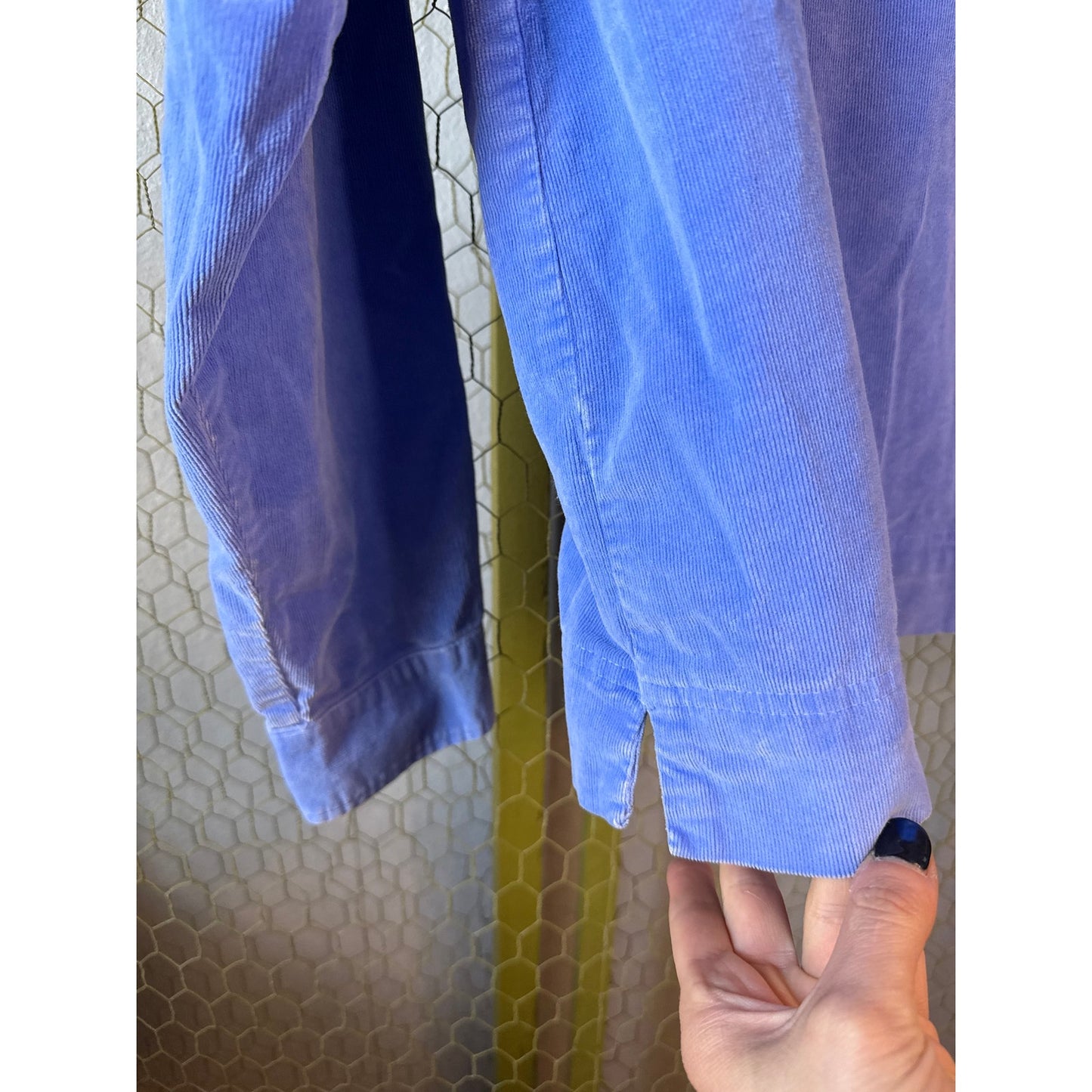 Fresh Produce Medium Periwinkle Corduroy Jacket 90s Y2K Gilmore girls Spring
