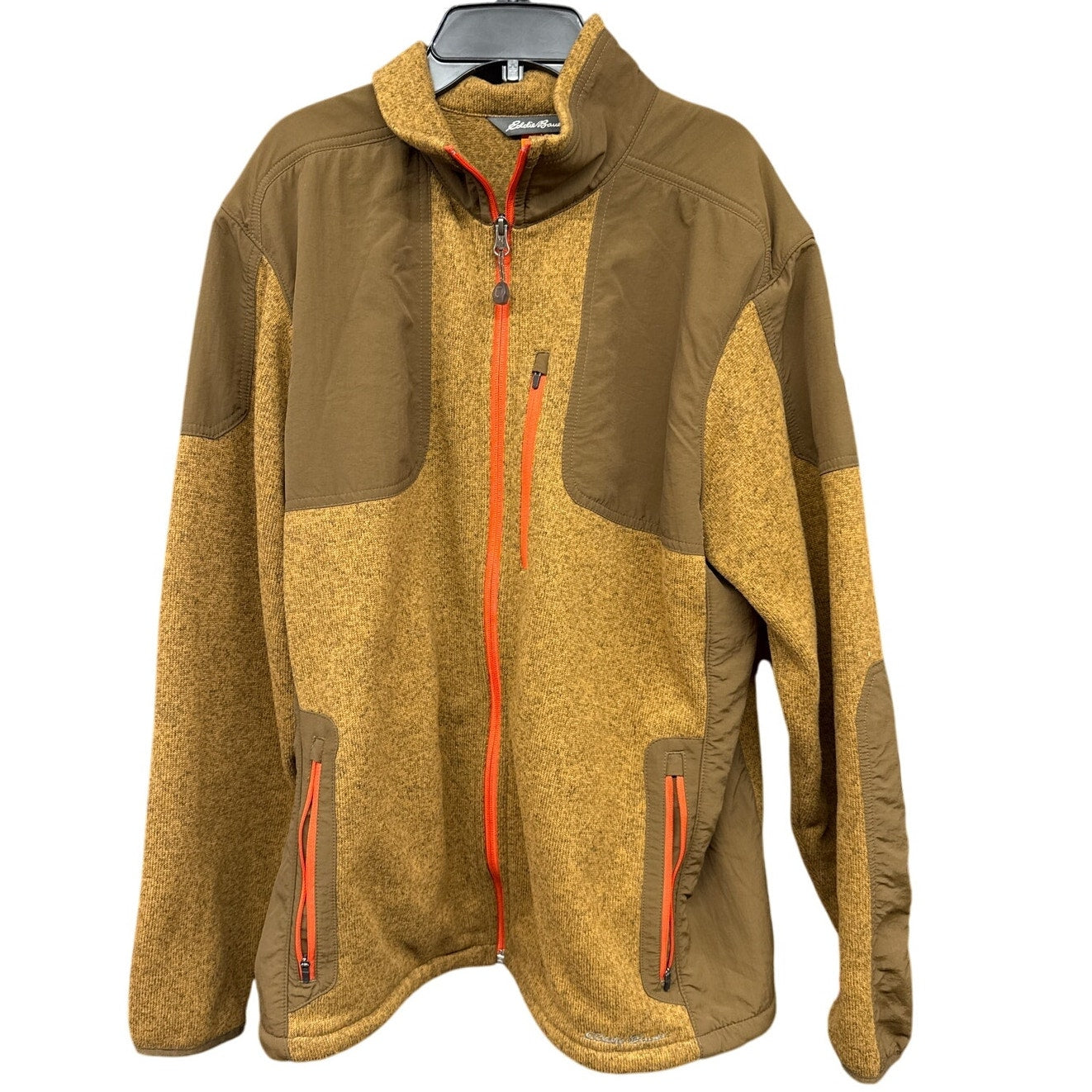 Eddie Bauer Men's Nylon Colorblock Outdoor Large Jacket Camping Hike Kayak Hunt