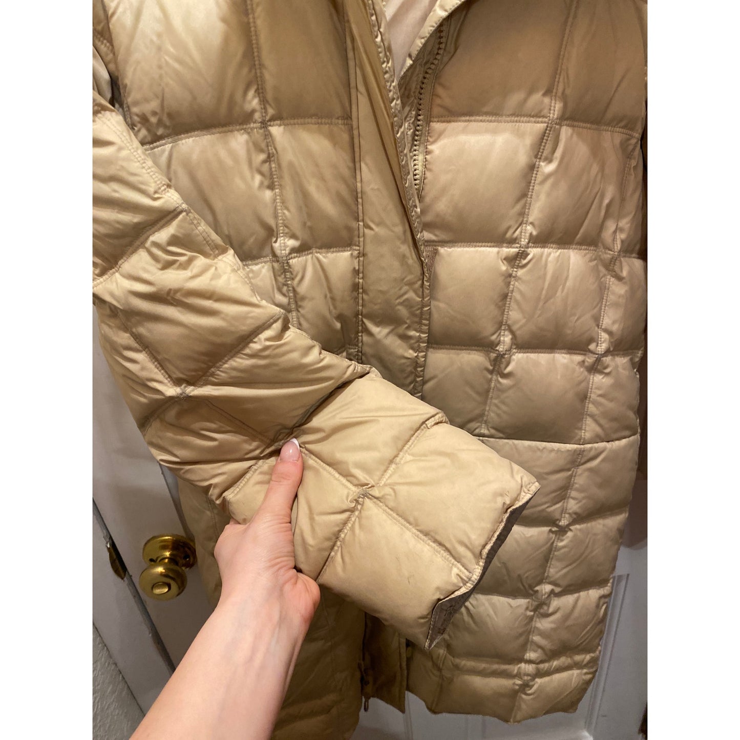 VINTAGE X Piumino YORK Italy Puffer Down Hooded Coat Large