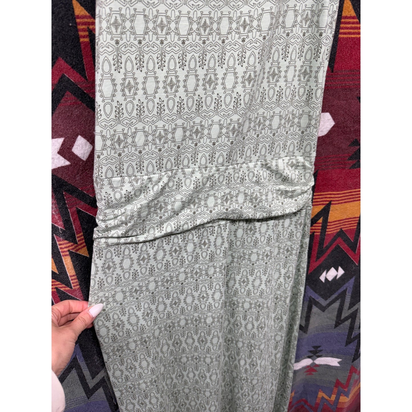 Toad & Co Long Island Print Sleeveless Maxi Nursing Outdoor Crunchy Dress Small