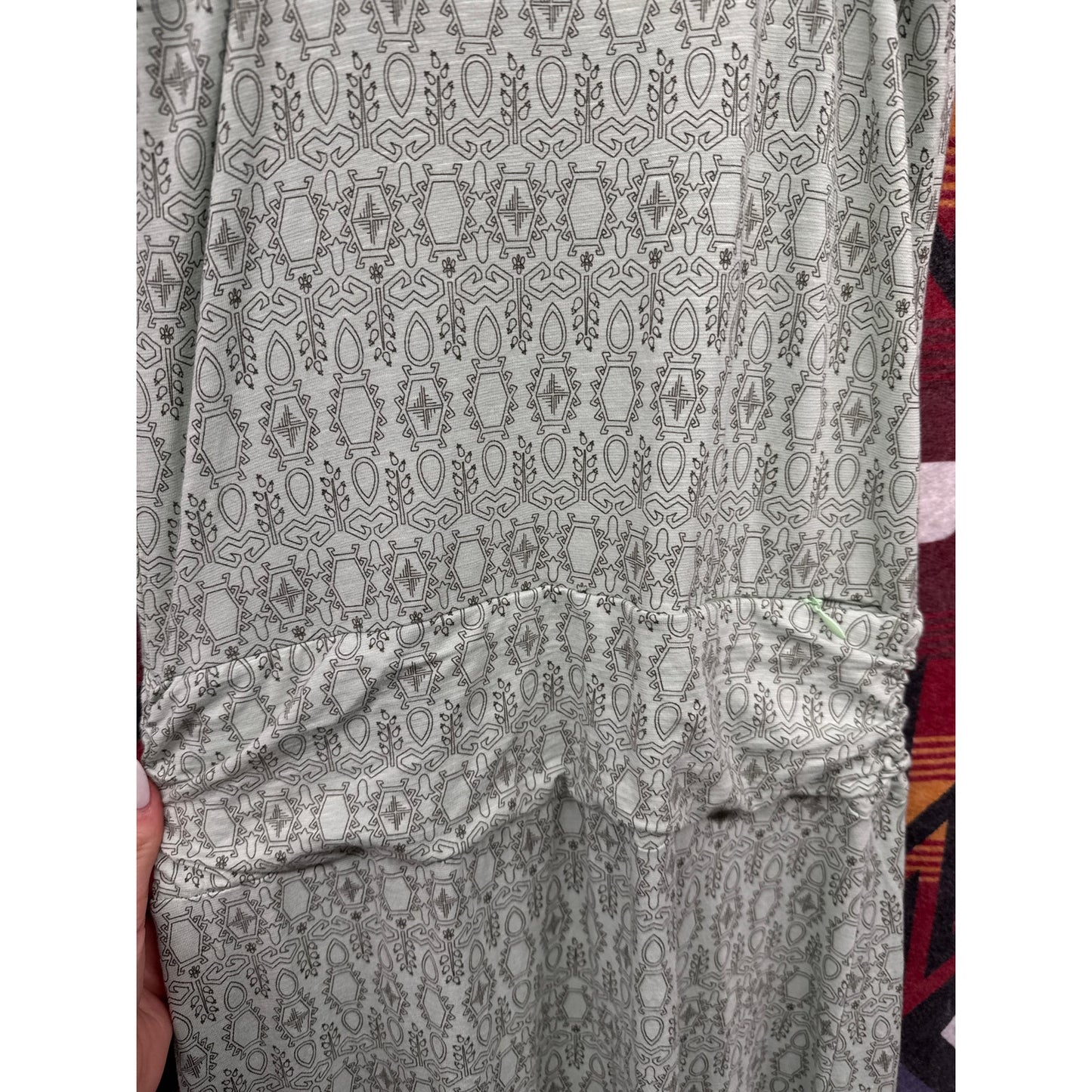 Toad & Co Long Island Print Sleeveless Maxi Nursing Outdoor Crunchy Dress Small