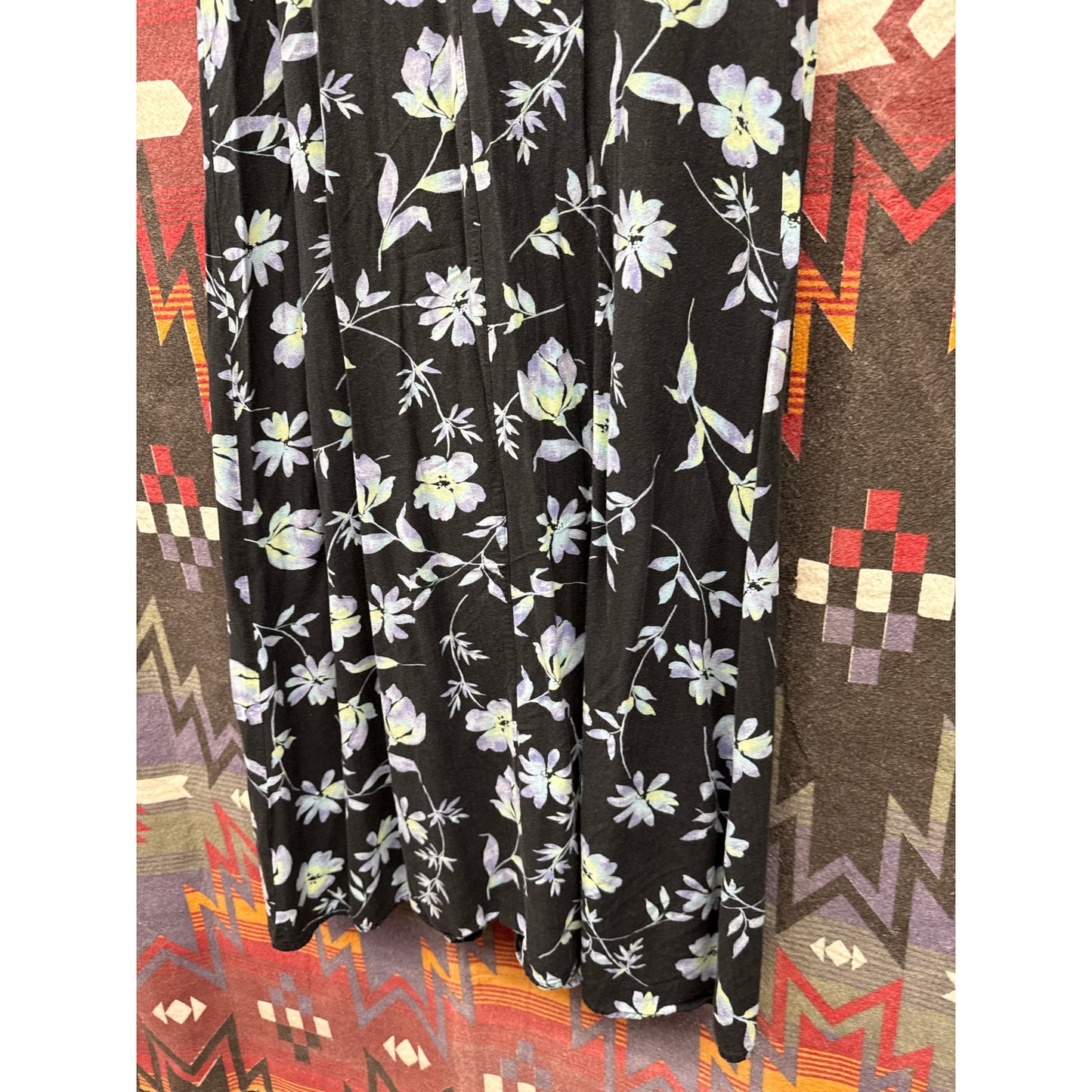 Original Island Sport Women Floral Hawaiian Lightweight Beach 10 Sundress Black
