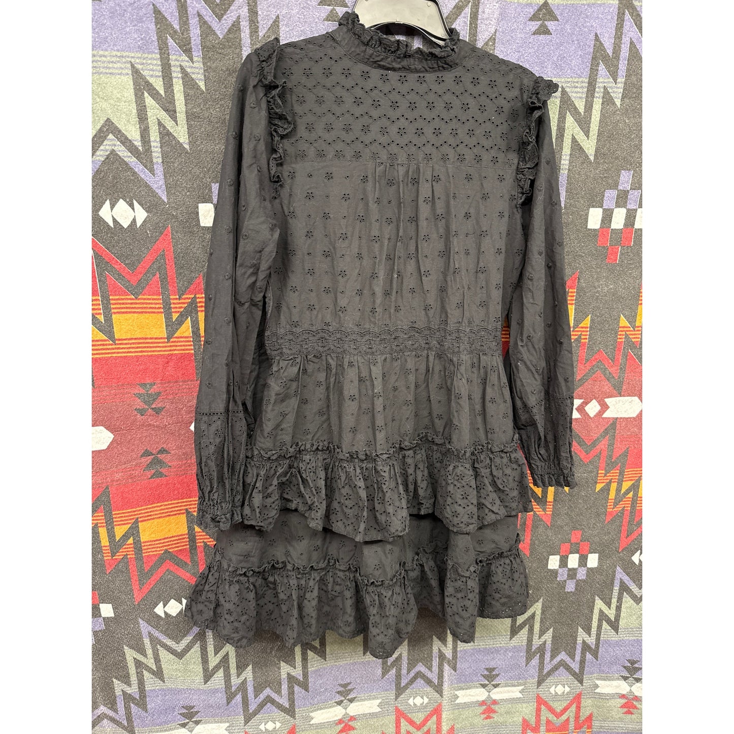 Boden Coquette Lolita Ruffle Broderie 12 Dress Whimsygoth Cottage Emo Fairy