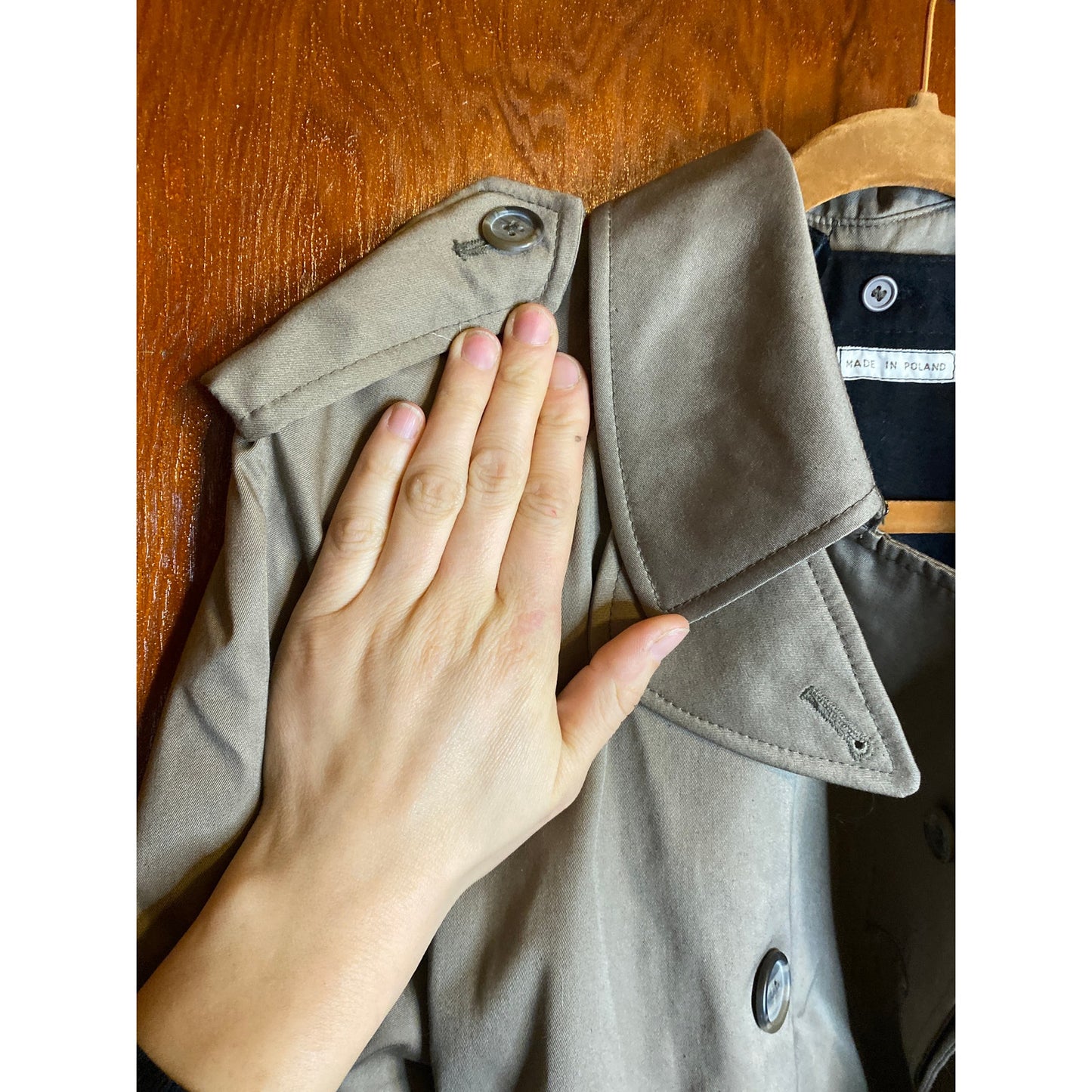 Vintage Worthington Beige Polish Luxury Lined Trench Coat 6P