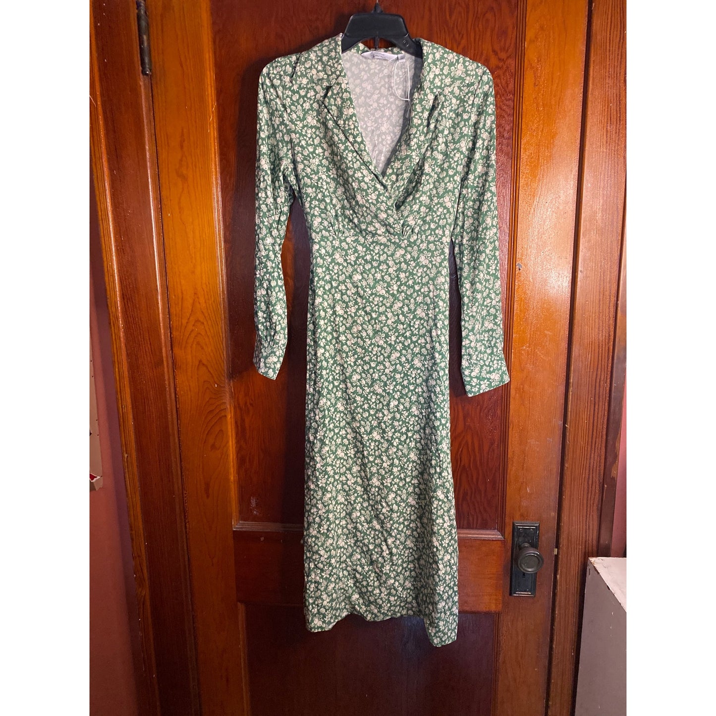 Paris Atelier & Other Stories Women's NWOT Green Fruit Novelty Print Dress 4