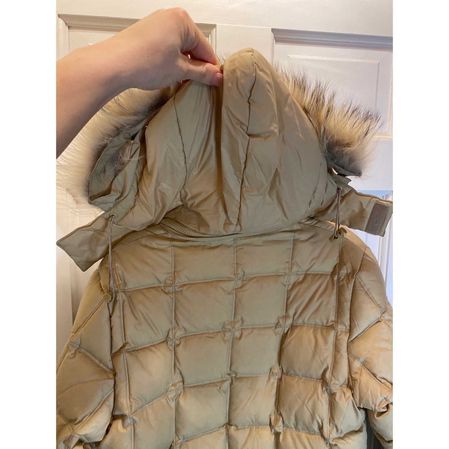VINTAGE X Piumino YORK Italy Puffer Down Hooded Coat Large