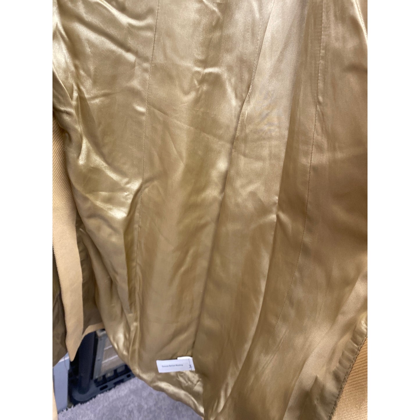 J. Crew Women's Tan Beige 6 Long Trench Coat All Seasons Cotton