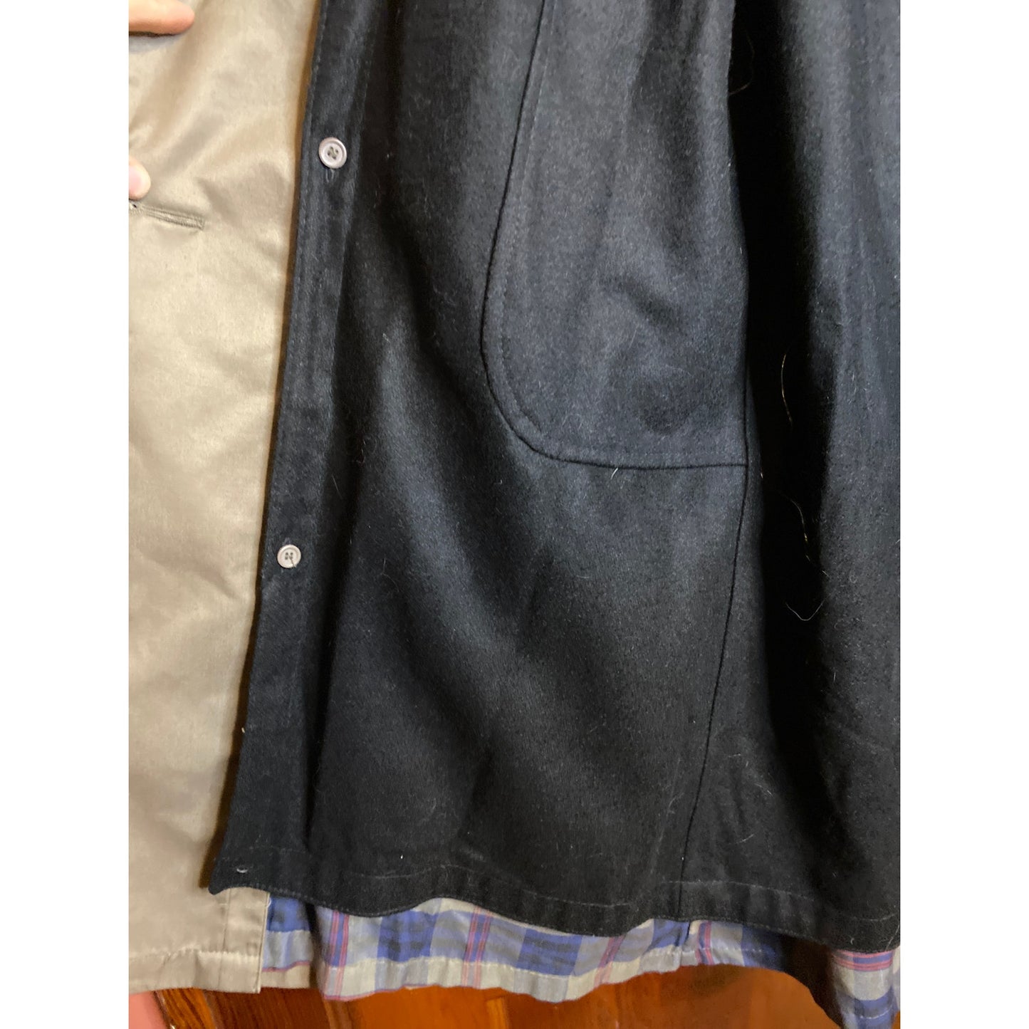 Vintage Worthington Beige Polish Luxury Lined Trench Coat 6P