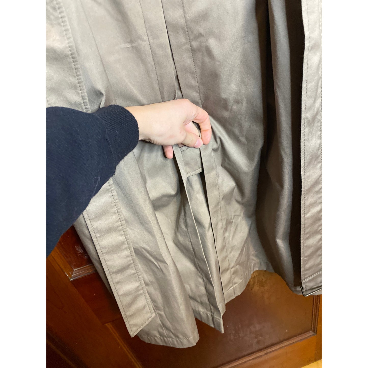 Vintage Worthington Beige Polish Luxury Lined Trench Coat 6P