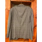 Brooks Brothers 1818 Madison Mens Luxury Suit Coat 41R Silk Wool Gray Plaid