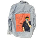 Blogger Favorite Denim Street Art to Wear DNWR ZARA RELAXED FIT JACKET S