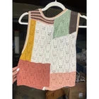 American Eagle Women's Medium Tank Top Patchwork Hippie Artsy Boho