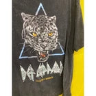 90s 1992 Remake Def Leppard Leopard Let's Get Rocked Tour Band Tee Large Punk