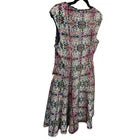 Anthropologie Julia Jordan Women Fit Flare Cocktail Floral Garden Black 4 Dress
