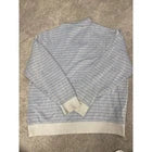 Brooks Brothers Blue Speckled Linen Merino Wool Zip Up XXL