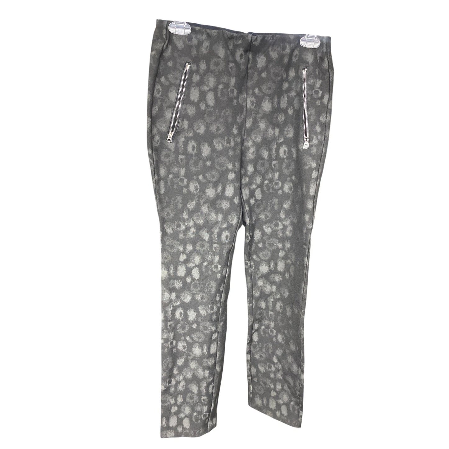 Anthropologie Rag & Bone Women's Gray Black Animal Print Office Wear Pants 6