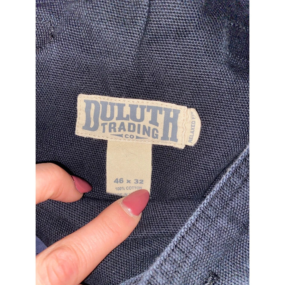 Black Carpenter Cargo Duluth Trading Company Carpenter Pants 46 x 32