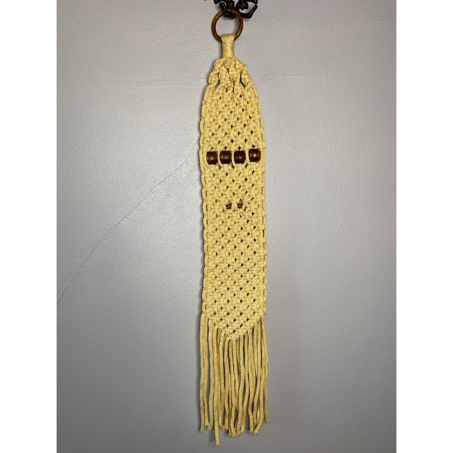 1970's Vintage Macrame Wall Hanging