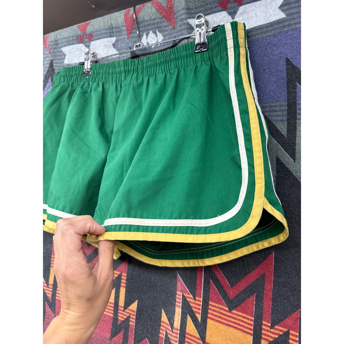 70s Vintage Shorts Retro Gym Shorts Juno Bucks Milwaukee Packers Green Bay