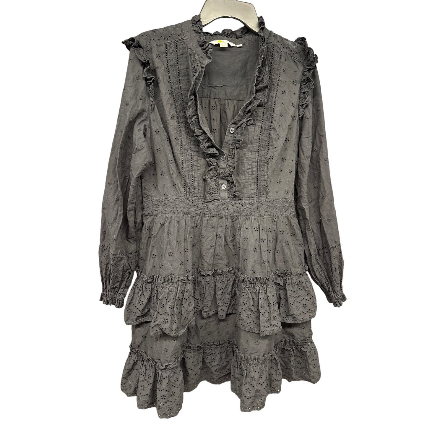 Boden Coquette Lolita Ruffle Broderie 12 Dress Whimsygoth Cottage Emo Fairy