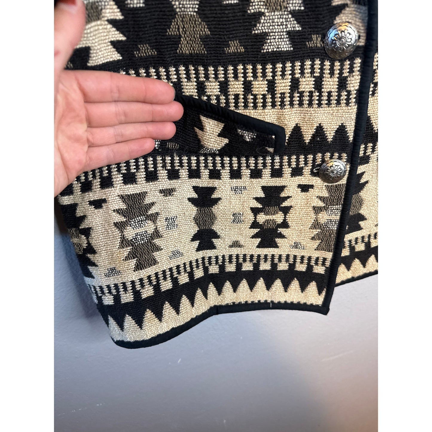 Vintage Blazer Coat Hocus Pocus Small Petite Western Mountain Cowgirl Rodeo