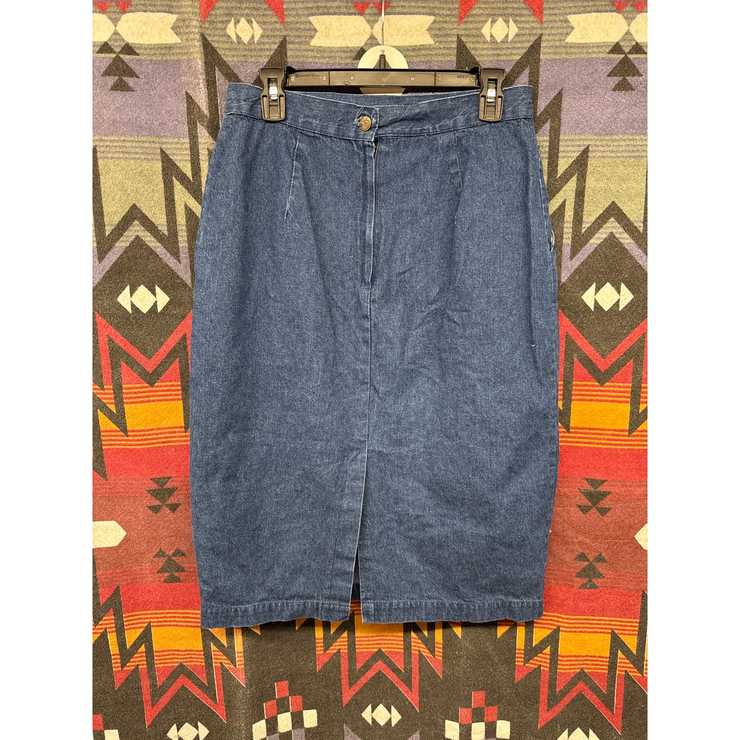 Vintage Kayo of California 90s Western Country Line Square Dancing Pencil Skirt