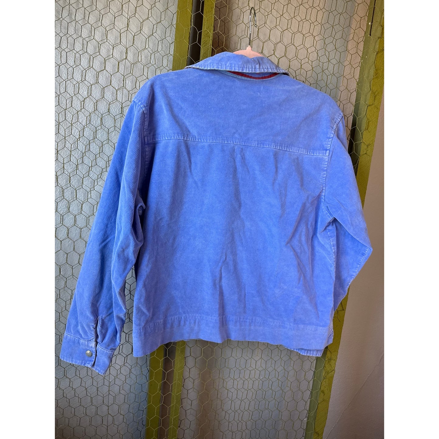 Fresh Produce Medium Periwinkle Corduroy Jacket 90s Y2K Gilmore girls Spring