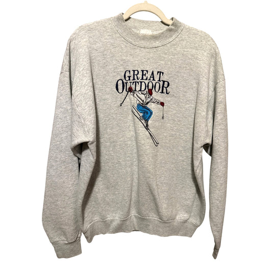 Vintage Great Outdoor Skiing Winter Sports XL Colorado