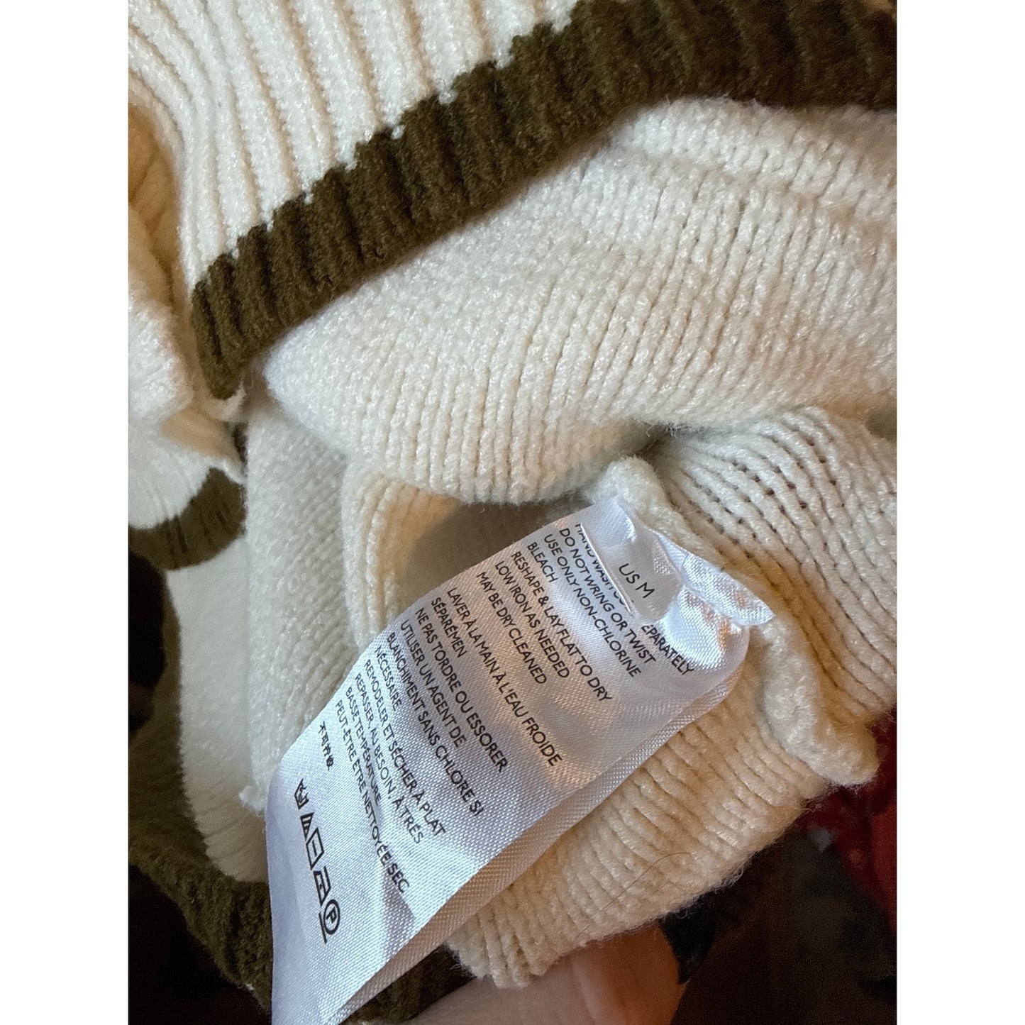 Anthropologie Nature Organic Earth Cardigan, Evergreen, NWOT, Women's Medium