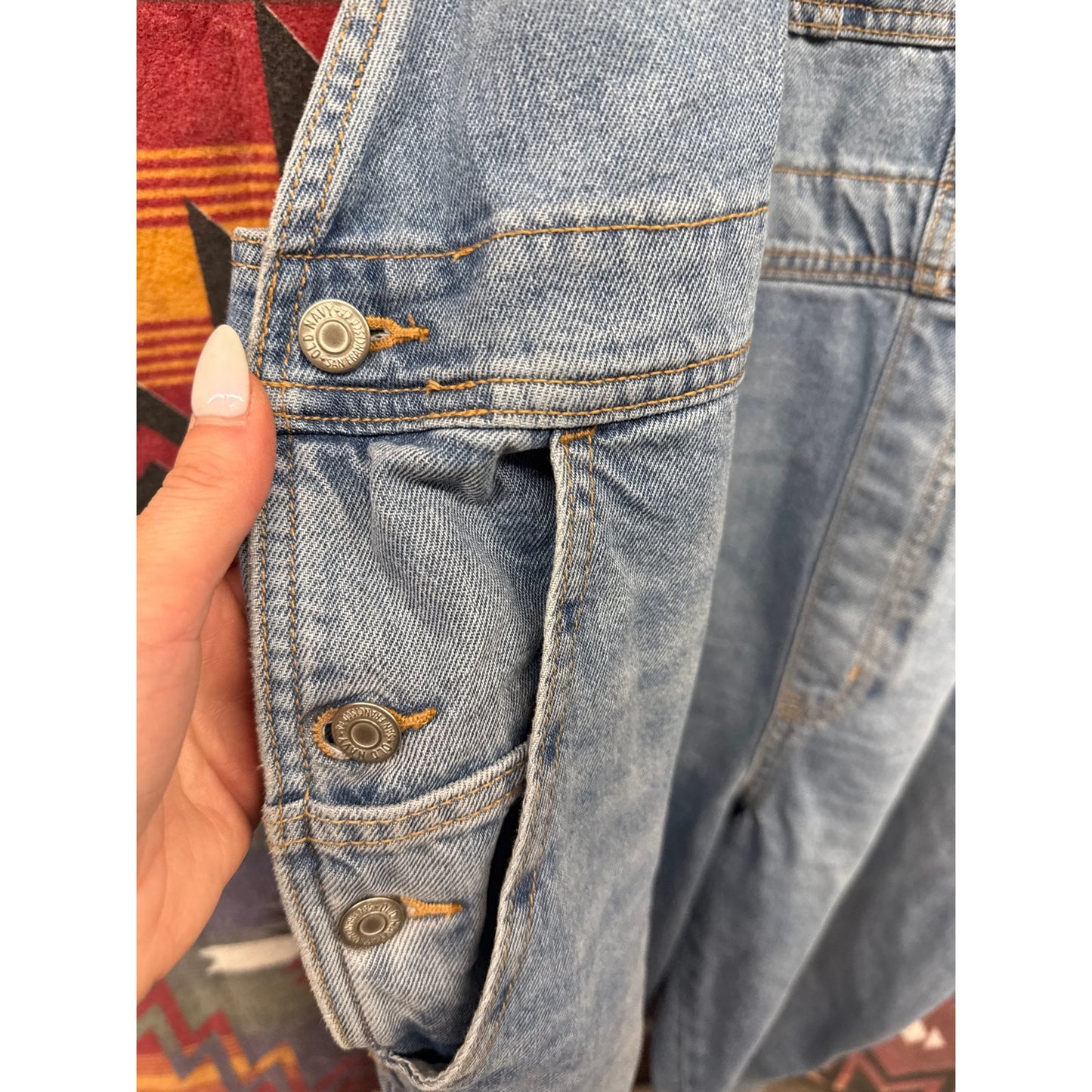 Old Navy Women's 28 Overalls Blue Garden Outdoors Camping