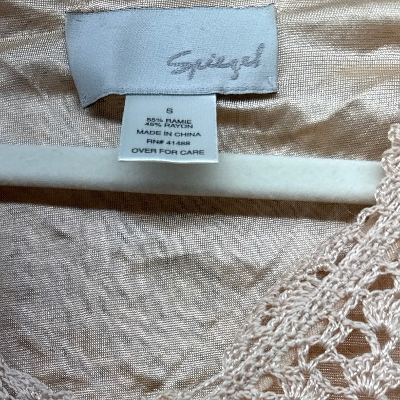 Spiegel Pink Crotchet Knit Skirt Set  Gilmore Girls Y2K 90s Girly Whimsy Small