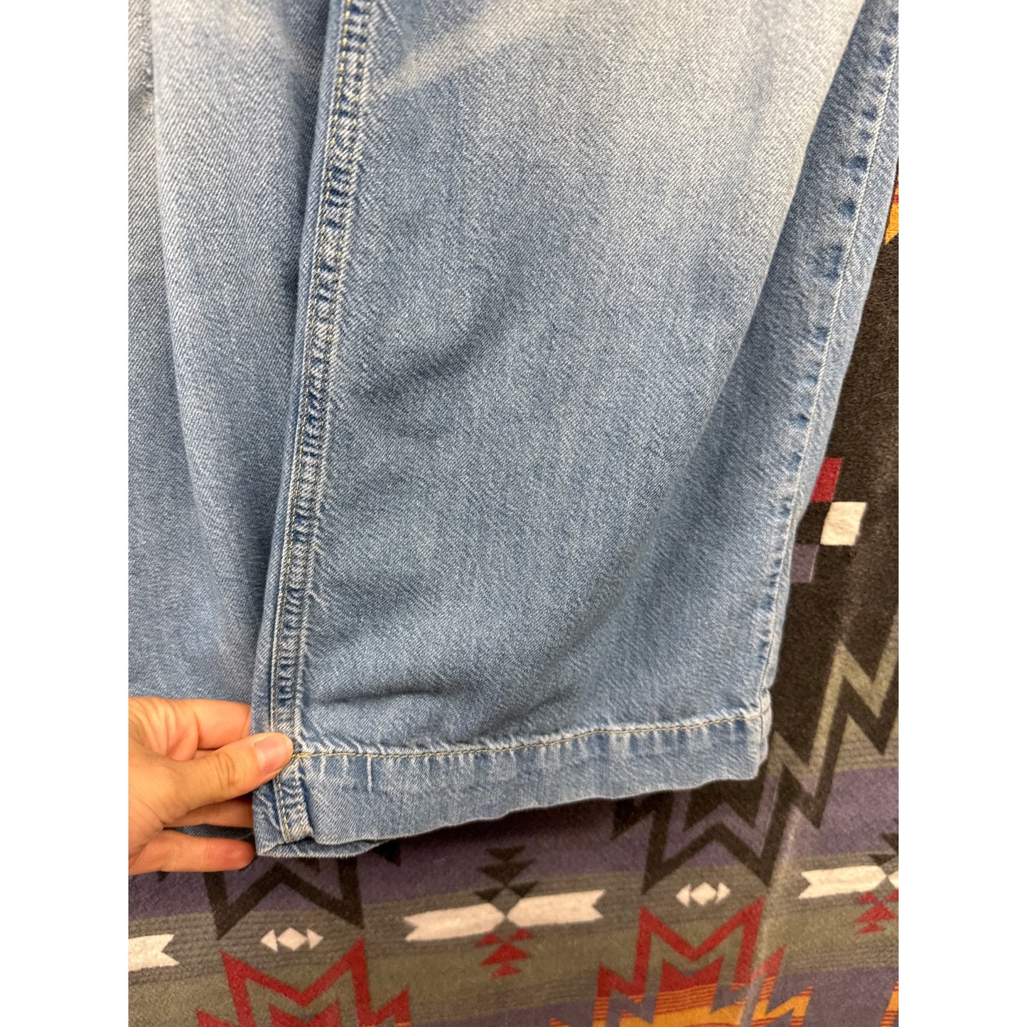 Pilcro Anthropologie Wide Leg Flare Pants 26 Nautical Beach Flowy Buttonfly