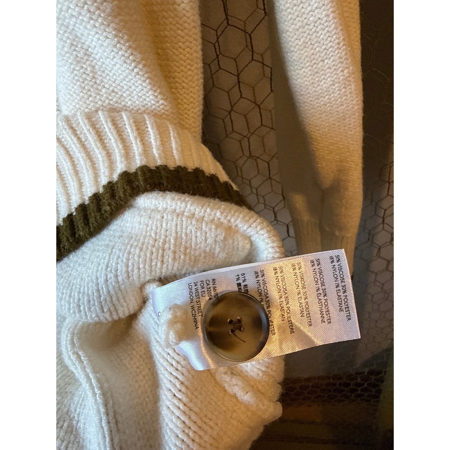 Anthropologie Nature Organic Earth Cardigan, Evergreen, NWOT, Women's Medium