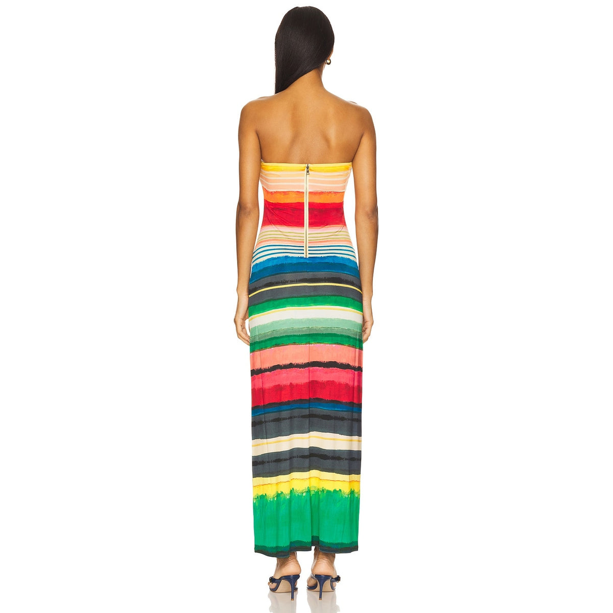 Alice + Olivia Delora Maxi Dress 2 Rainbow Reef Resort Vacation Cruise Beach