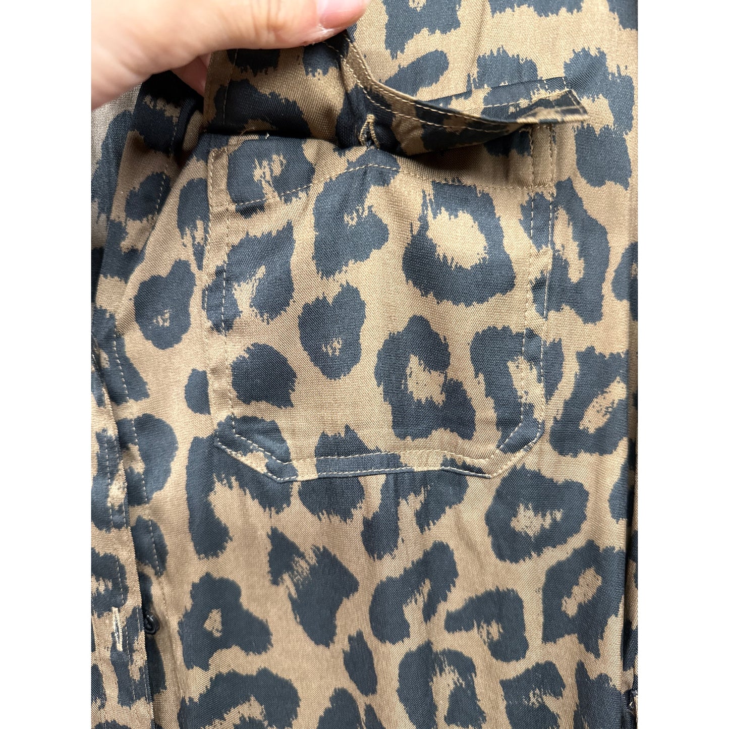 Banana Republic Animal Print Maxi Dress Small Cheetah Leopard Africa Mob Luxe