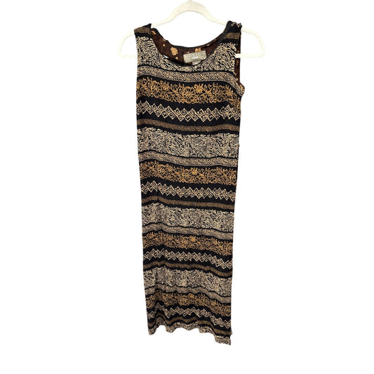 Norton Vintage 90s Y2K Tribal Maxi Packable Sundress Petite XL Beach Vacation