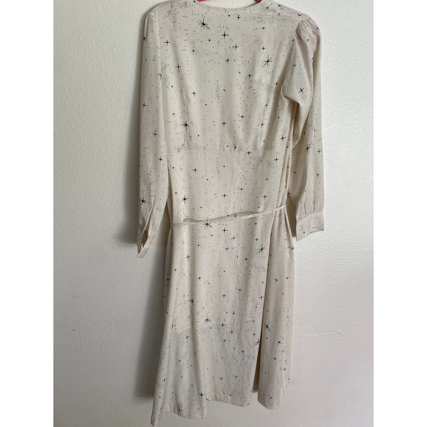 Anthropologie Per Diem Mid Century Modern Star Dress White Professional Medium