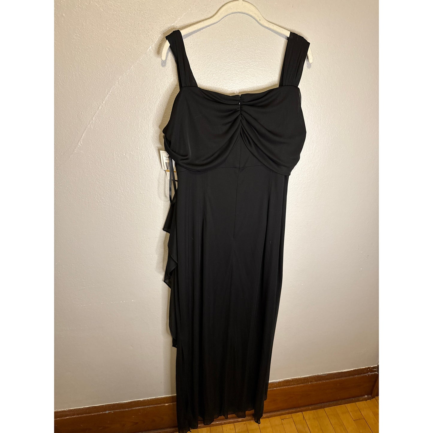 Alex Evenings Gown Formal Dress 16w Women's Maxi Black Tie NWT Sexy Wedding