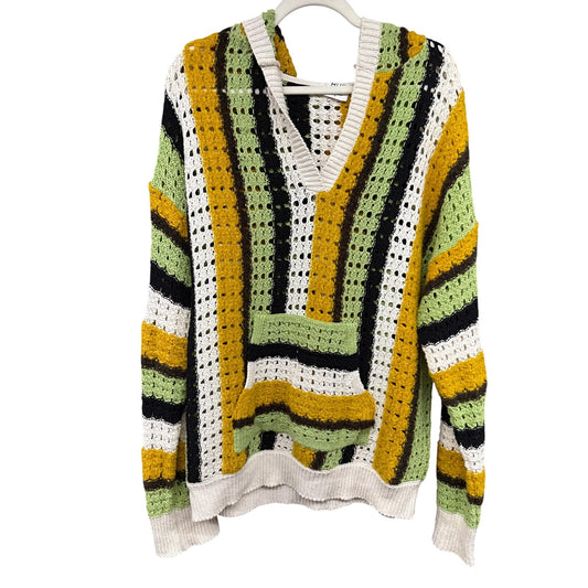 BDG Unisex UO Striped Knit Hoodie Sweatshirt Urban Outfitters