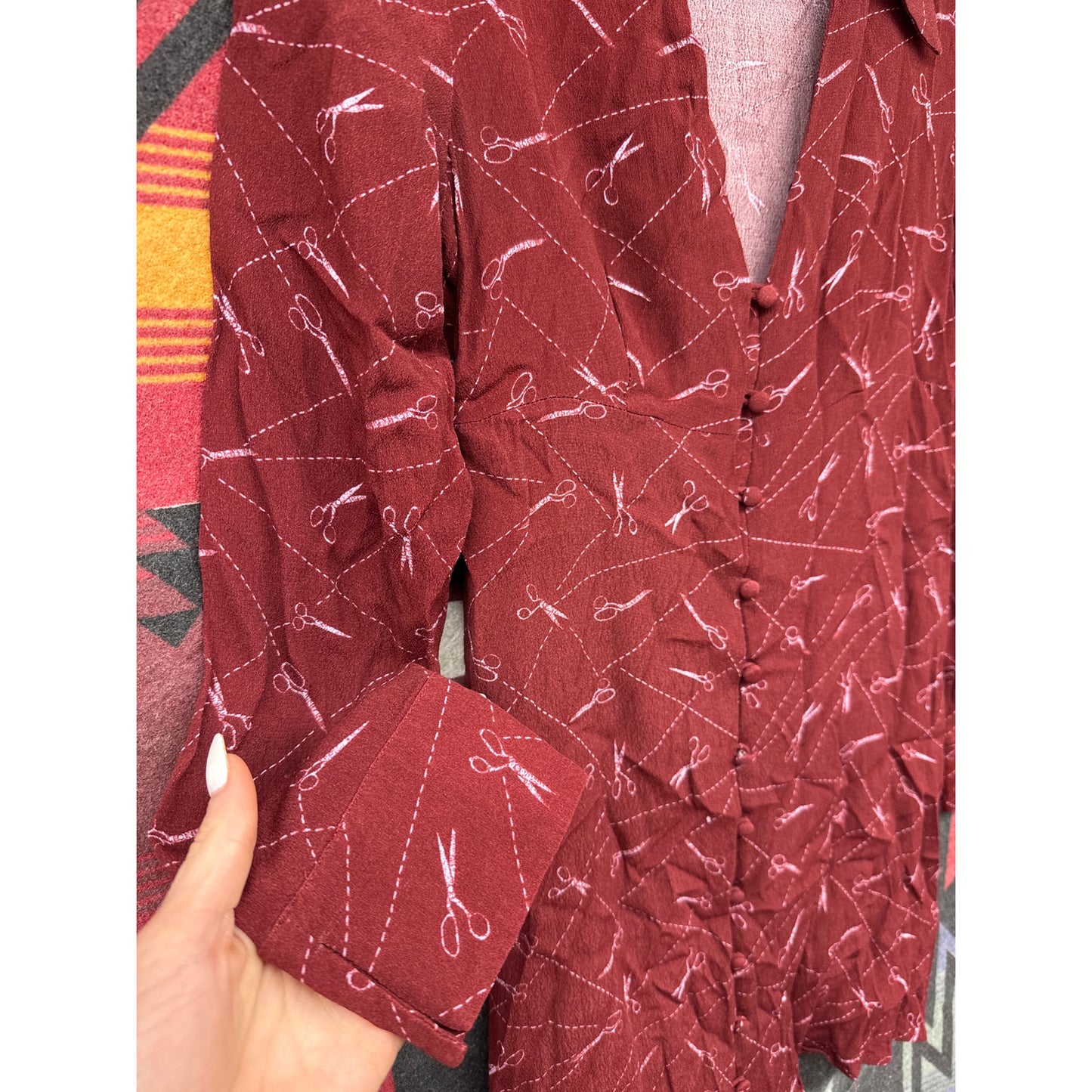 Modcloth Women's Hairdresser A Cut Above Average Shirt Dress 4