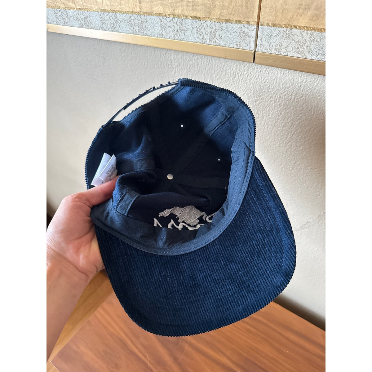 Coors Banquet Unisex Hat Corduroy Navy Baseball Hat Cap Mountains
