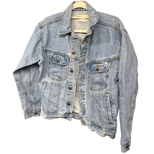 Vintage Wrangler Unisex Rugged Wear Denim Large Jacket Western Country Rodeo
