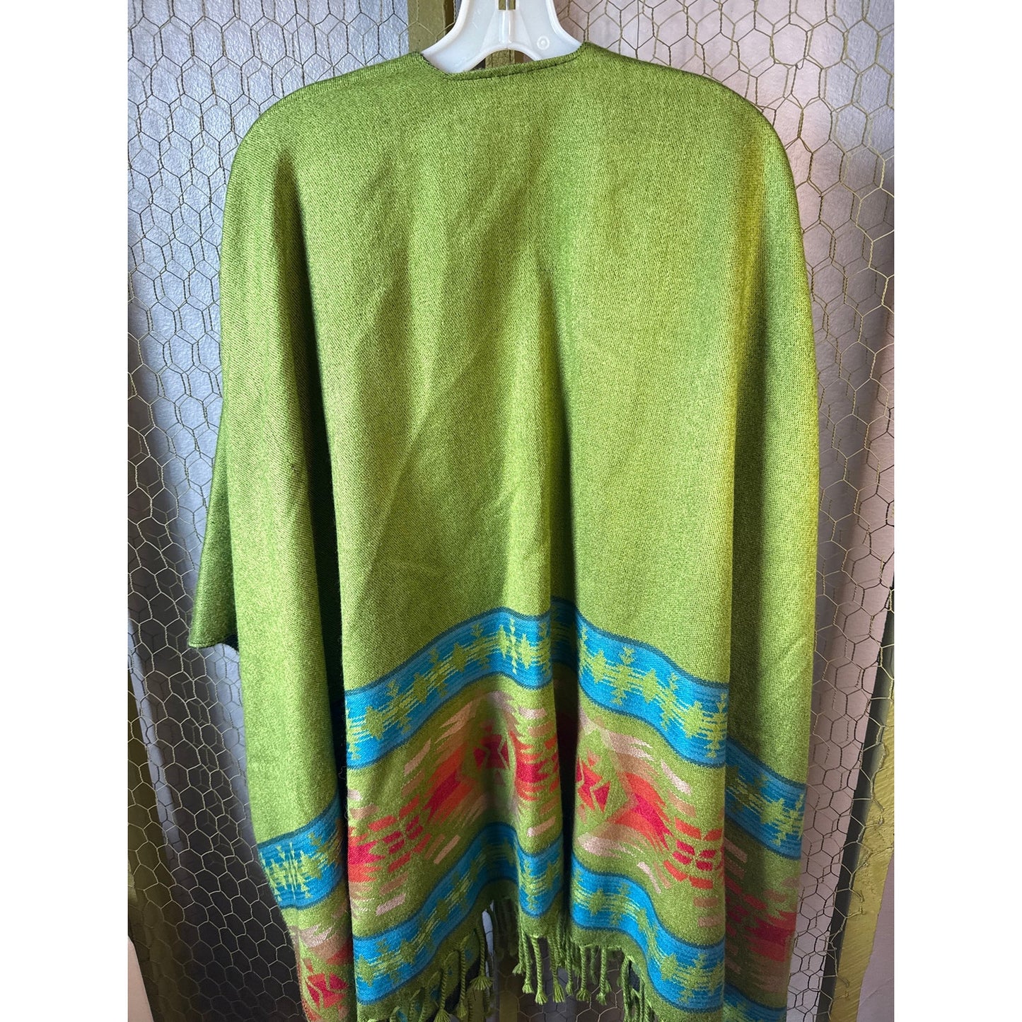 Pendleton Wool Blend Shawl Fringe One Size Southwestern