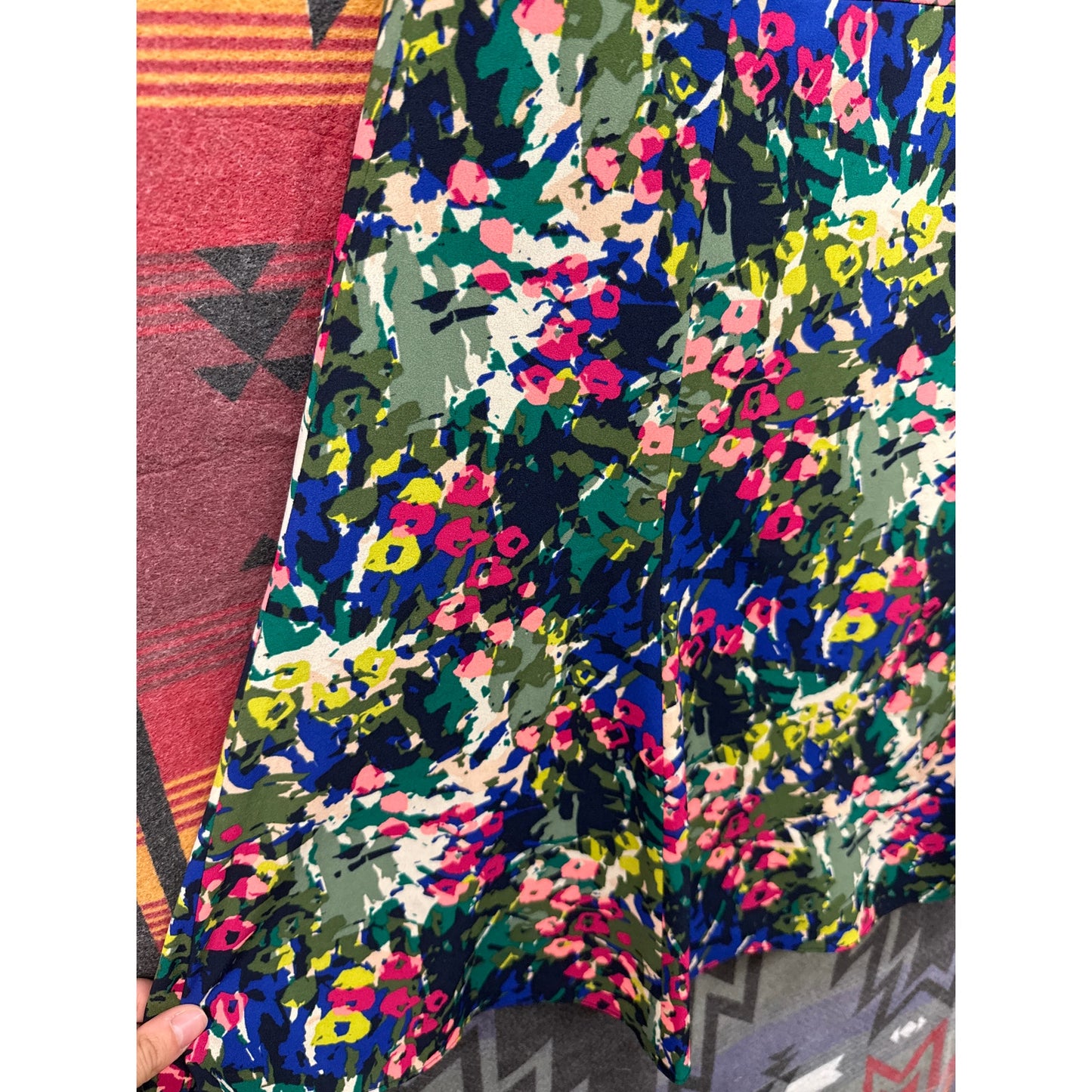 J, Crew Floral 8 Dress Rainbow Summer Formal Professional Garden