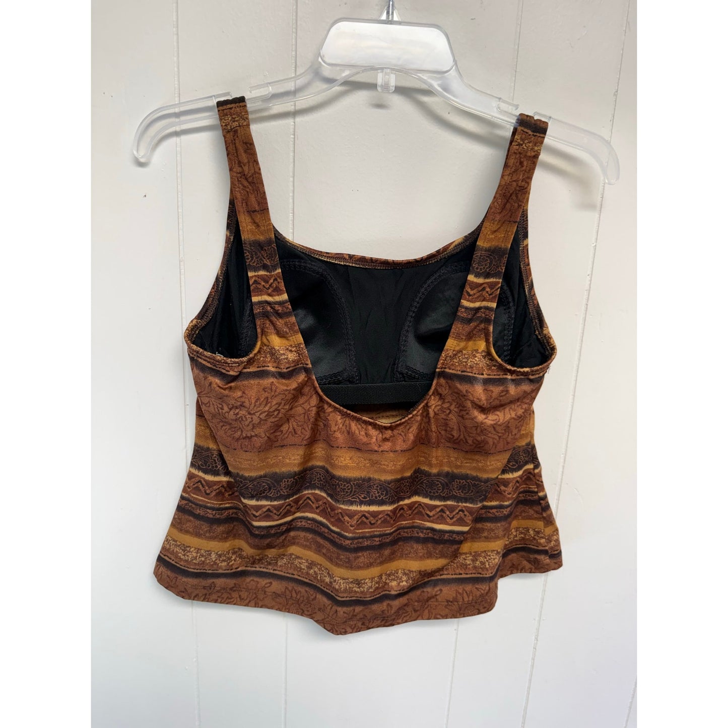 Nine and Company Vintage Two-piece Swimsuit Set Size 14 Stretchy BoHo Modest