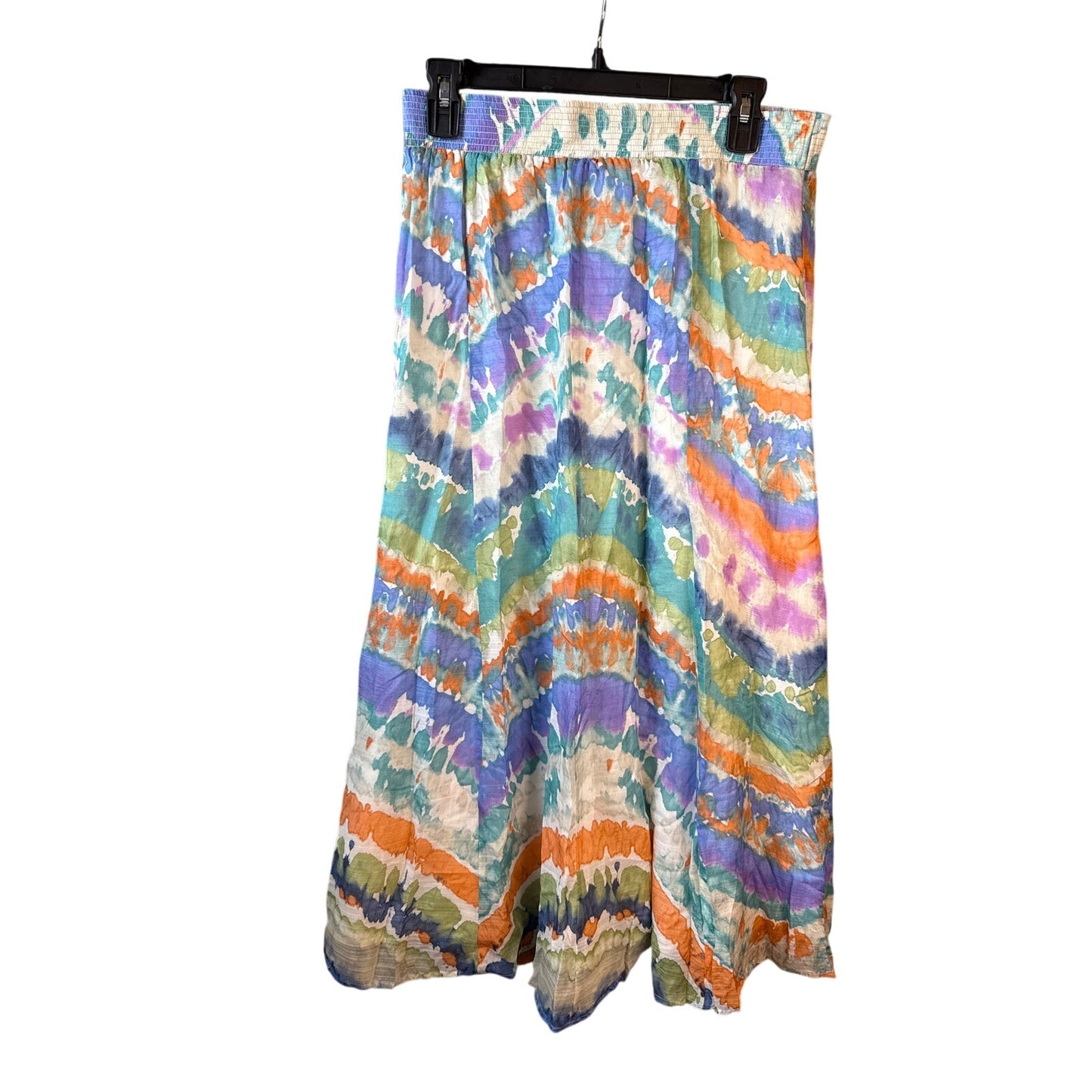 Nick and Zoe Size Small Silk Skirt Tie-dye Hippie Boho Earthy Versatile Summer