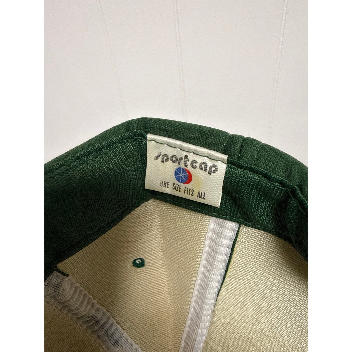 Vintage Trucker Farmer Hat Green and Yellow