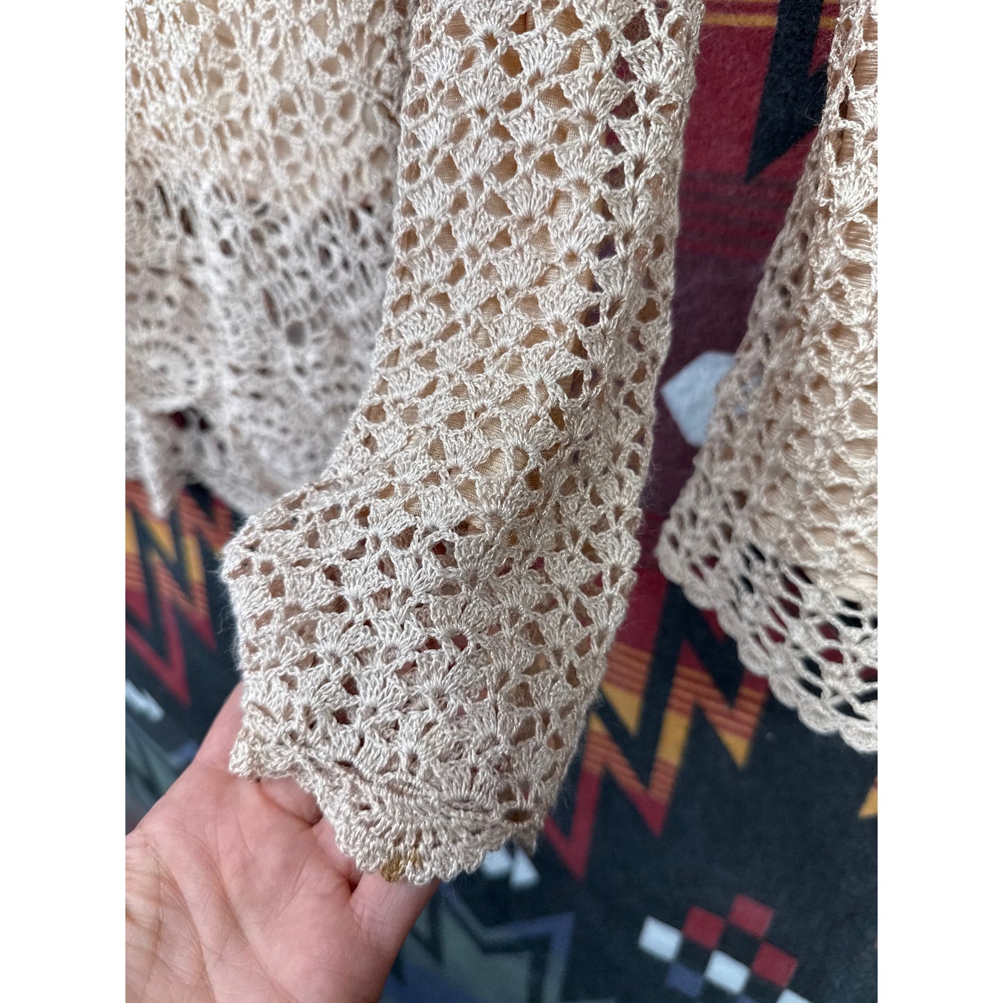 Spiegel Pink Crotchet Knit Skirt Set  Gilmore Girls Y2K 90s Girly Whimsy Small